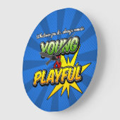 Young&Playful Inspiration Clock Große Wanduhr (Winkel)