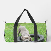 Young Playful Staffordshire Bull Terrier, Duffle Bag (Vorderseite)
