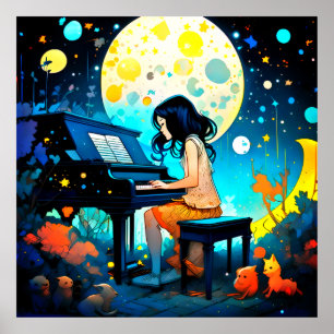 Young Prodigy Pianist Poster