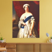 Young Queen Victoria mit Blume Tiara Portrait Leinwanddruck (Insitu (Wohnzimmer))