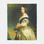 Young Queen Victoria Portrait Fleecedecke (Vorderseite)