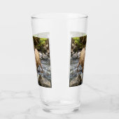 Young Red Deer am Fluss Glas (Links)