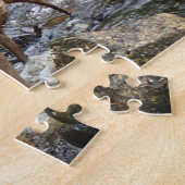 Young Red Deer am Fluss Jigsaw Puzzle (Seite)