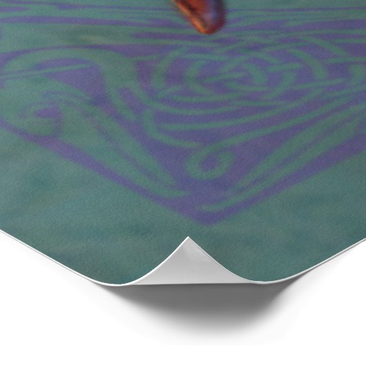 Young Red Dragon Poster (Ecke)