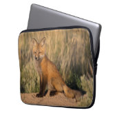 Young Red Fox bei Golden Hour Laptopschutzhülle (Vorderseite Links)