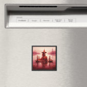 Young Red Hexen setzt auf gebrochener Pier Magnet (In Situ (Geschirrspüler))