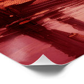 Young Red Hexen setzt auf gebrochener Pier Poster (Ecke)