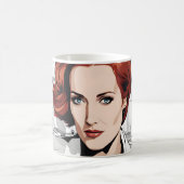 Young Redhead Beauty im Büro Kaffeetasse (Mittel)