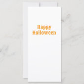 Young Redhead Demon mit Pet Halloween Card (Rückseite)