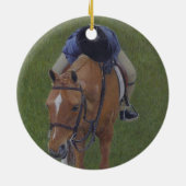Young Reitsport und Pony Keramik Ornament (Hinten)