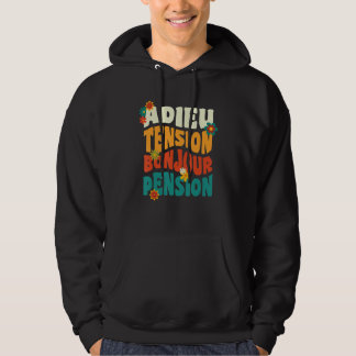 Young Retired Work Coworker Vintage Hoodie