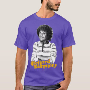 Young Richard Simmons Retro Fitness Icon Design T-Shirt