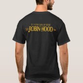 Young Robin Hood T - Shirt mit Cartoon (Rückseite)