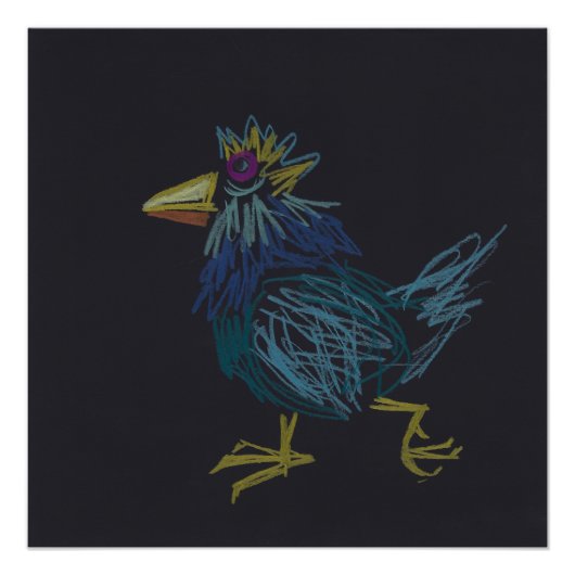 Young Rooster Chinese New Year Birthday P Poster (Vorderseite)