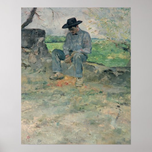 Young Routy in Celeyran, 1882 Poster (Vorne)