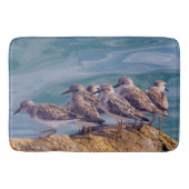 Young Ruddy Turnstones Badematte (Vorderseite)