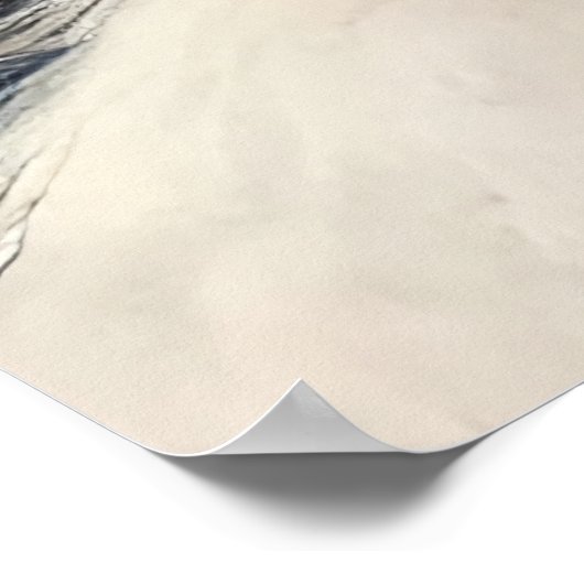 Young Santa Claus | AI Art Poster (Ecke)