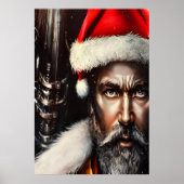 Young Santa Claus | AI Art Poster (Vorne)