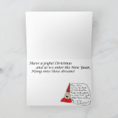 Young Santa Feiertagskarte (Innenseite)