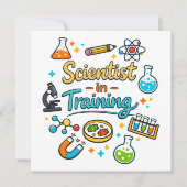 Young Scientist in Training Invitation Einladung (Vorderseite)