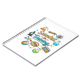 Young Scientist in Training Invitation Notizblock (Linke Seite)