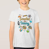 Young Scientist in Training Invitation Tri-Blend Shirt (Vorderseite)