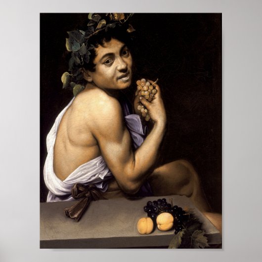 Young Sick Bacchus von Caravaggio - Poster (Vorne)