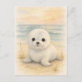 Young Siegel Baby Wild Animals Postcard Postkarte
