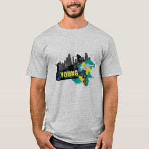 Young Skateboard Men T - Shirt