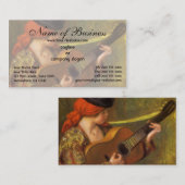 Young Spanish Woman von Pierre Auguste Renoir Visitenkarte (Vorne/Hinten)