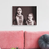 Young St. Therese von Lisieux und Schwester Celine Leinwanddruck (Insitu (Wohnzimmer))