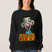 Young Student Dicky Dingus Says Geology Rocks Sweatshirt (Vorderseite)