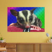 Young Sugar Glider Leinwand (Insitu (Wohnzimmer))