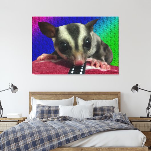 Young Sugar Glider Leinwand (Insitu (Schlafzimmer))