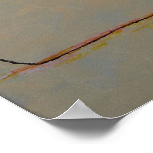 Young Surfer Poster (Ecke)