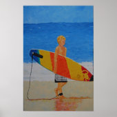 Young Surfer Poster (Vorne)