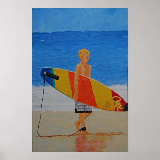Young Surfer Poster (Vorne)