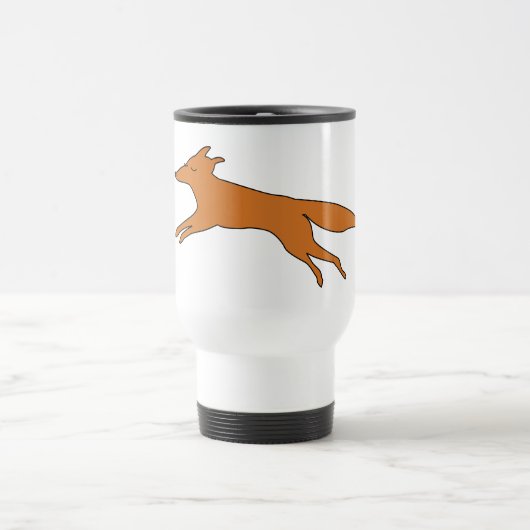 Young Teen fox Two-Tone Reisebecher (Mittel)