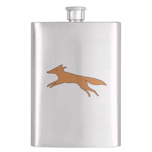 Young Teen Fux Flachmann (Vorderseite)