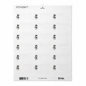 Young Tesla Adressaufkleber (Vorne)