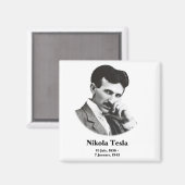 Young Tesla Magnet (Vorderseite/Rückseite)