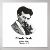 Young Tesla Poster (Vorne)