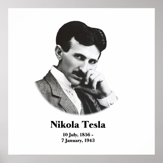 Young Tesla Poster (Vorne)