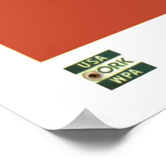 Young Tramps Dance 1936 WPA Poster (Ecke)