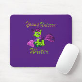 Young Unicorn Writer Mousepad (Mit Mouse)