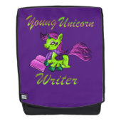 Young Unicorn Writer Rucksack (Vorderseite)