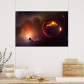 Young Universe Space Art Poster (Küche)