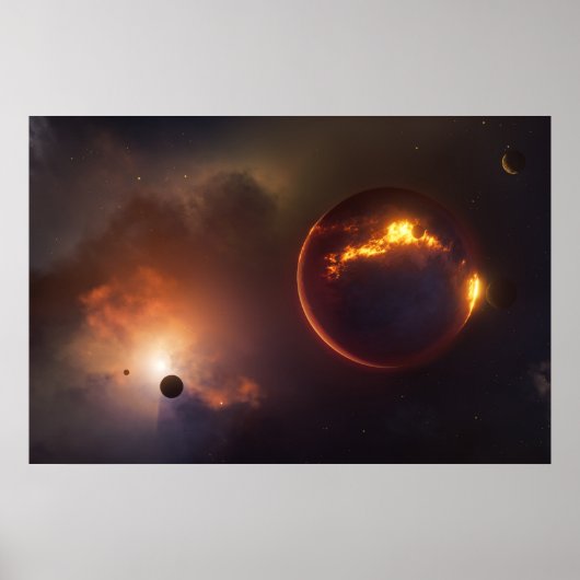Young Universe Space Art Poster (Vorne)