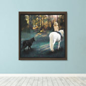 Young Ursula Stretched Canvas Print Leinwanddruck (Insitu (Holzboden))