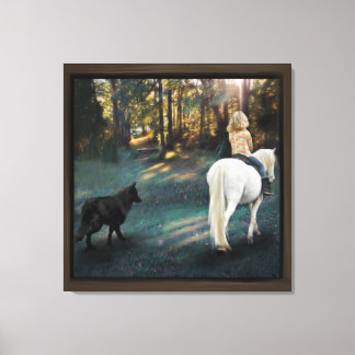 Young Ursula Stretched Canvas Print Leinwanddruck